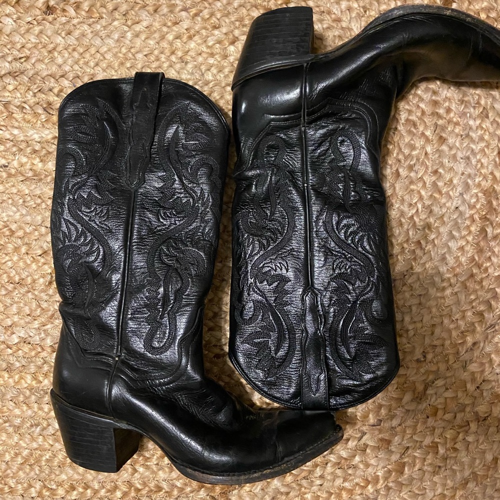 Dan Post Maria leather cowboy boots